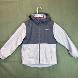 Eddie Bauer Youth 3-in-1 jacket fleece jacket lined size Med 10/12 PLEASE REVIEW